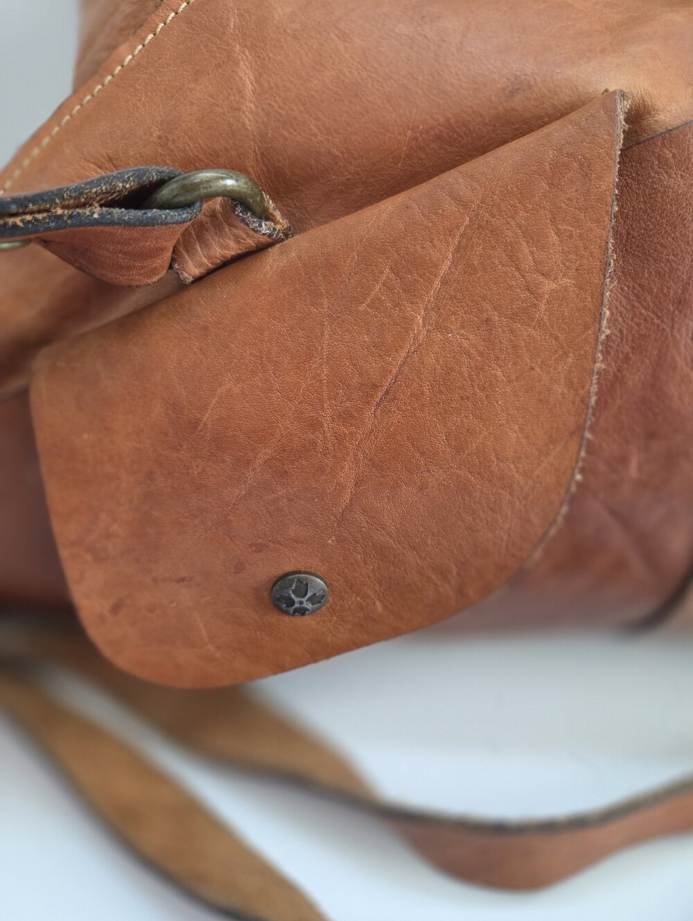 Patricia Nash Milania Convertible Satchel Bag Brown Leather - Picture 3 of 12